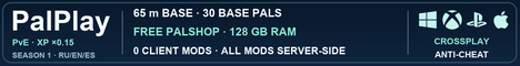 PalPlay Season 1 [RU/PvE/Crossplay]